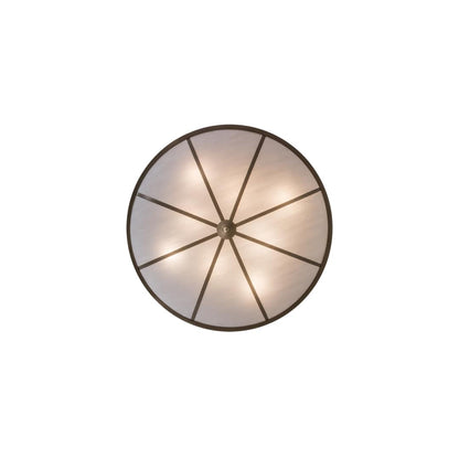 Commerce 8 Light 60" Wide Semi-Flush Bowl Ceiling Fixture