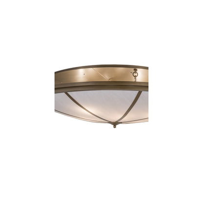 Commerce 8 Light 60" Wide Semi-Flush Bowl Ceiling Fixture