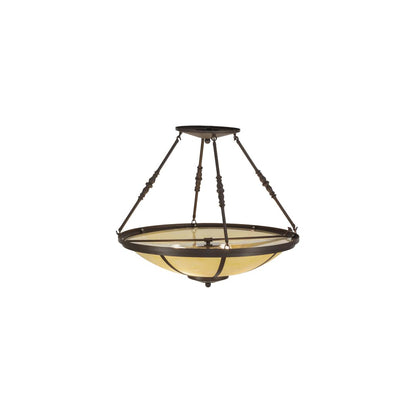 Commerce 4 Light 30" Wide Semi-Flush Bowl Ceiling Fixture