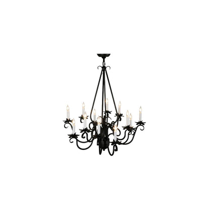 Caleb 12 Light 32" Wide Taper Candle Style Chandelier