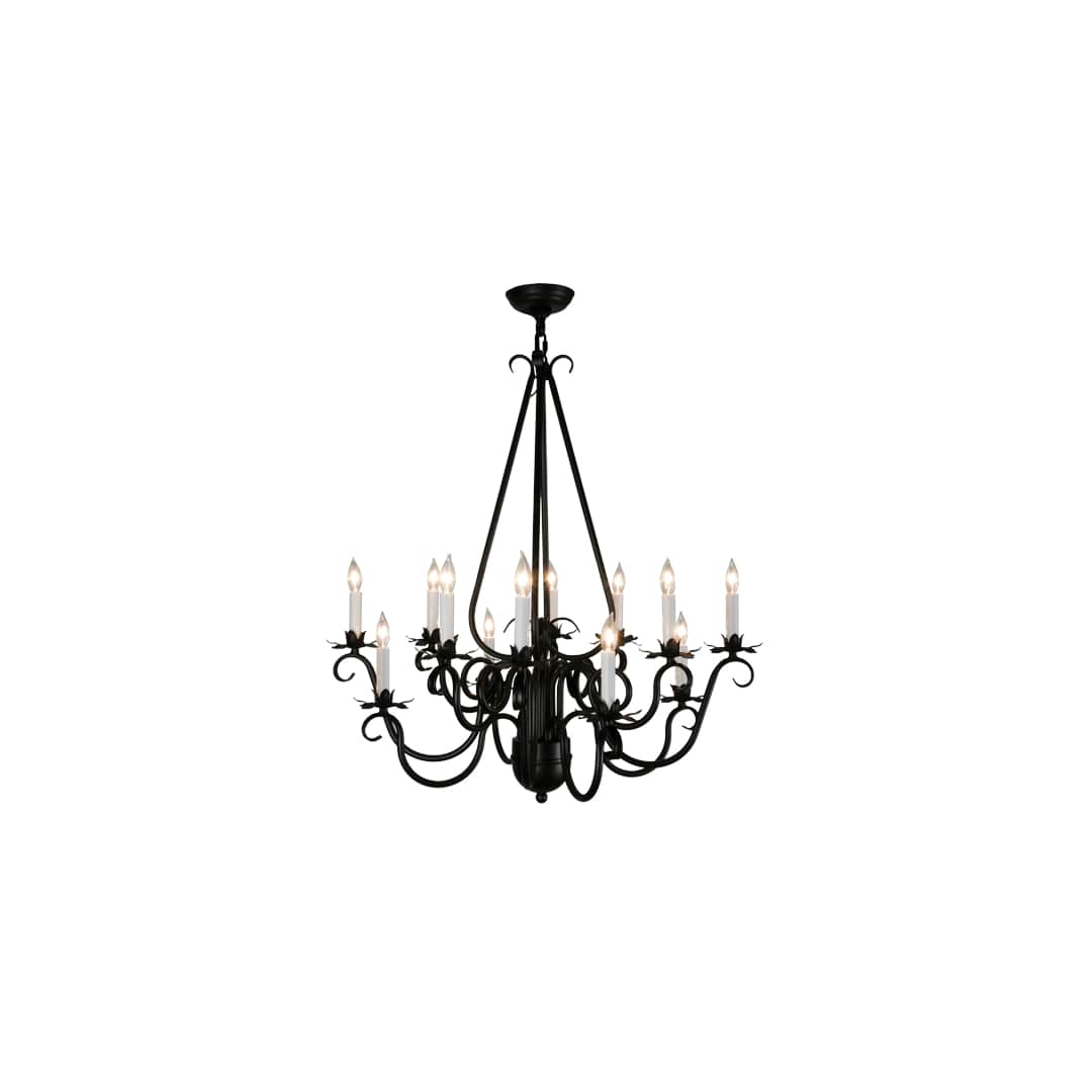 Caleb 12 Light 32" Wide Taper Candle Style Chandelier