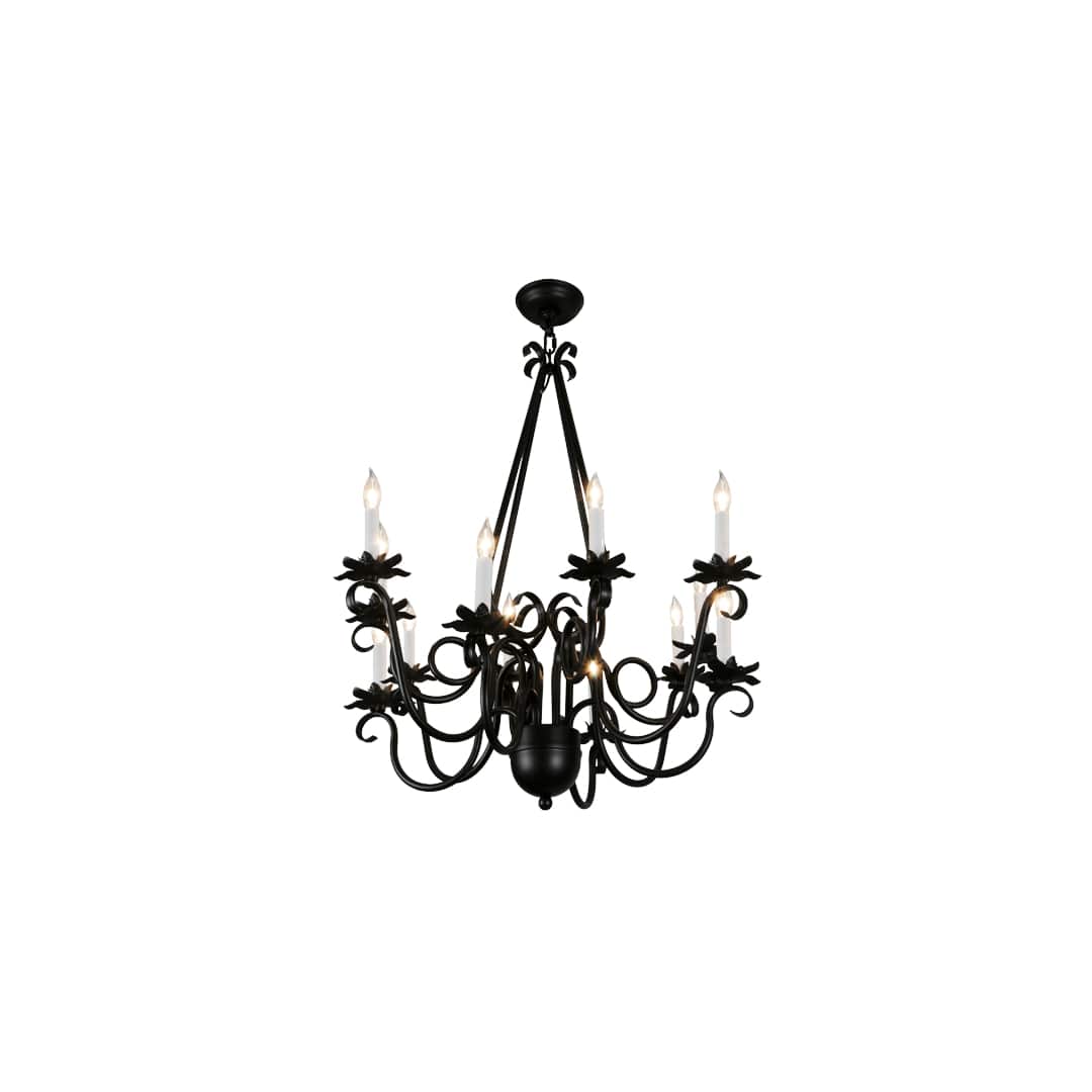 Caleb 12 Light 32" Wide Taper Candle Style Chandelier