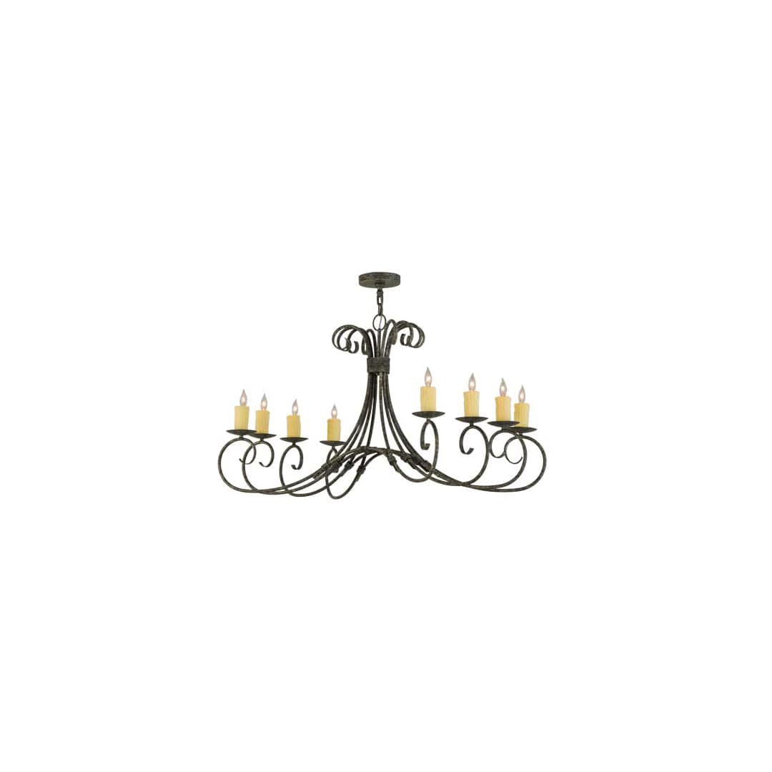 Elon 8 Light 24" Wide Taper Candle Style Chandelier