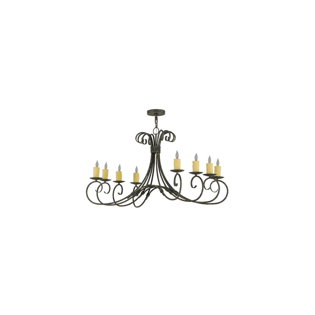 Elon 8 Light 24" Wide Taper Candle Style Chandelier