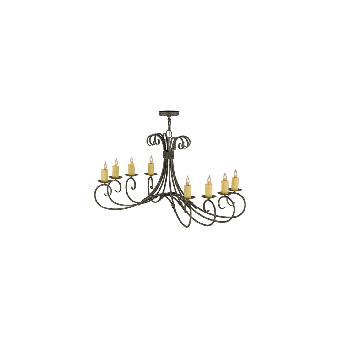 Elon 8 Light 24" Wide Taper Candle Style Chandelier