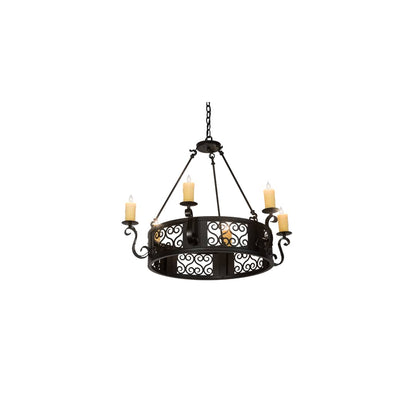 Liesel 6 Light 36" Wide Taper Candle Style Chandelier