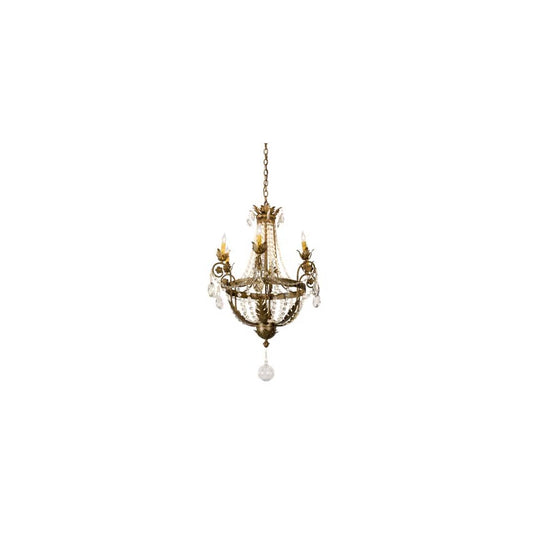 Antonia 6 Light 26" Wide Crystal Candle Style Chandelier