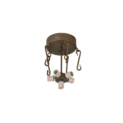 Star 6 Light 36" Wide Semi-Flush Ceiling Fixture