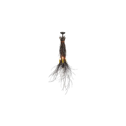 Twigs 35" Wide Taper Candle Pendant