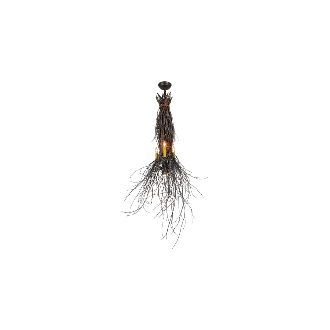 Twigs 35" Wide Taper Candle Pendant