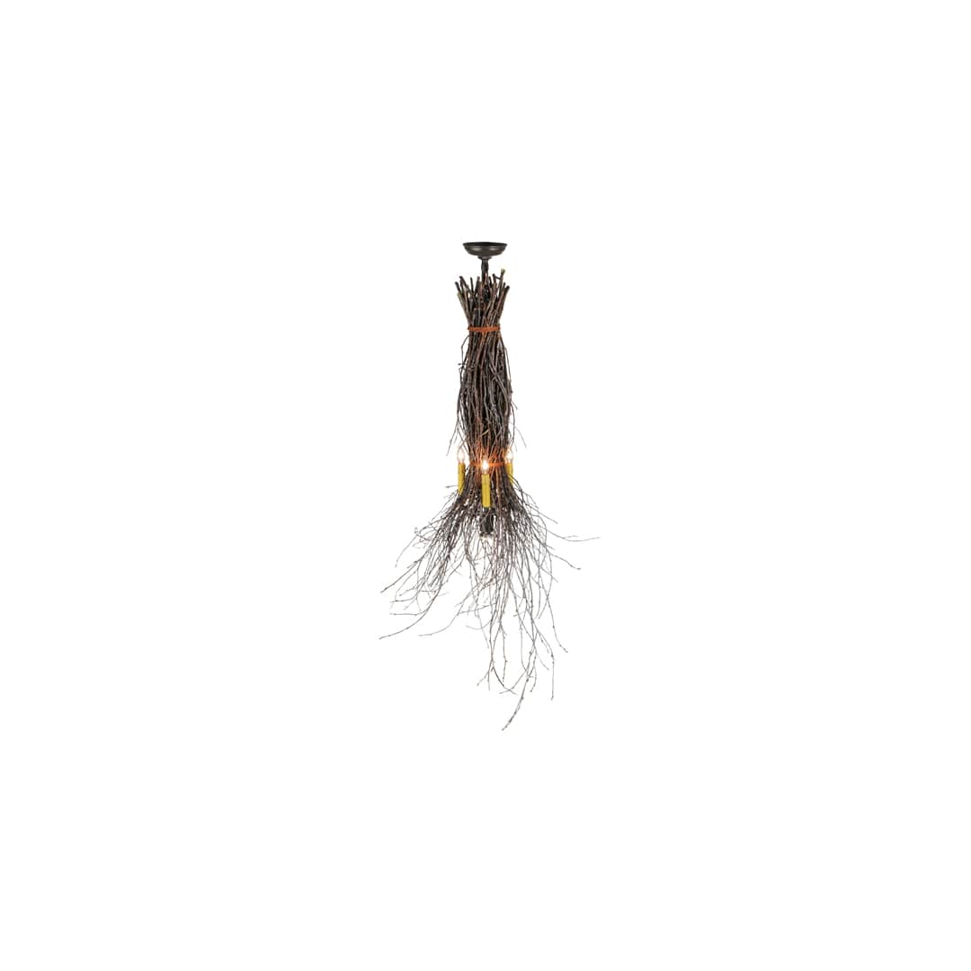 Twigs 35" Wide Taper Candle Pendant