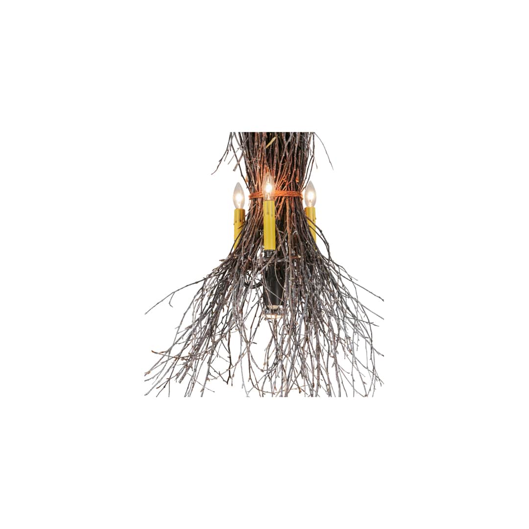 Twigs 35" Wide Taper Candle Pendant