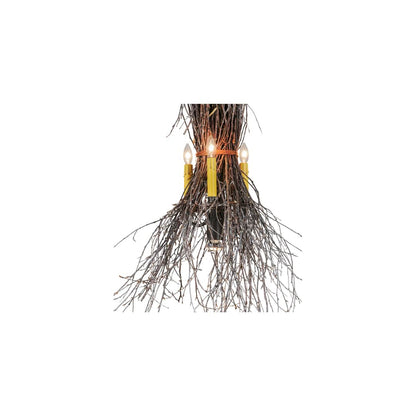 Twigs 35" Wide Taper Candle Pendant