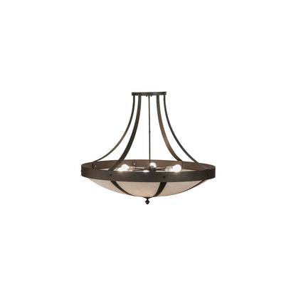 Urban 6 Light 42" Wide Semi-Flush Bowl Ceiling Fixture