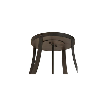 Urban 6 Light 42" Wide Semi-Flush Bowl Ceiling Fixture