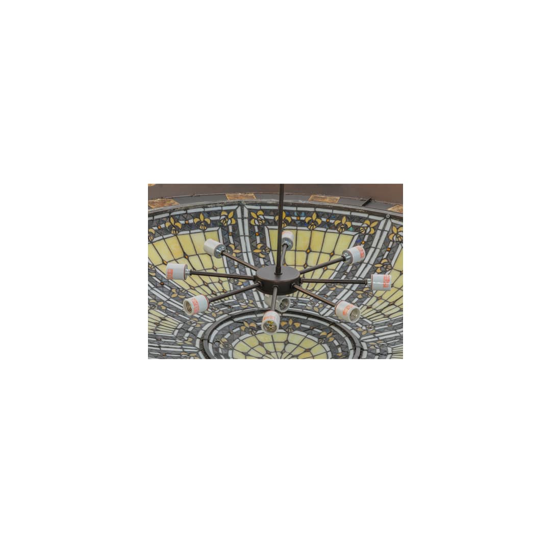 Fleur-de-lis 10 Light 57" Wide Pendant