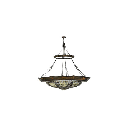 Fleur-de-lis 10 Light 57" Wide Pendant