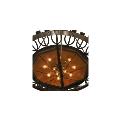 Davis Street 12 Light 55" Wide Pendant
