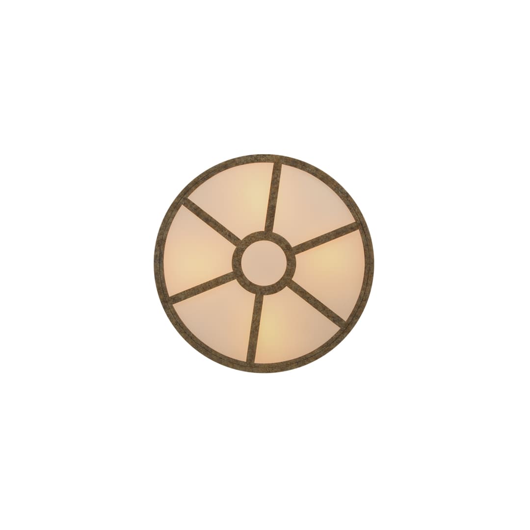 Donya 4 Light 26" Wide Semi-Flush Drum Ceiling Fixture - Corinth Finish