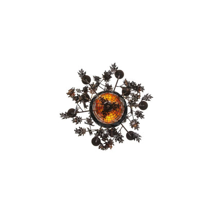 Greenbriar Oak 11 Light 32" Wide Taper Candle Style Chandelier