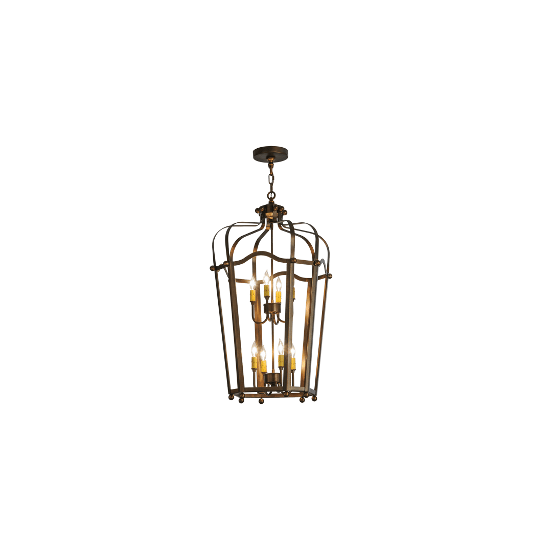 Citadel 8 Light 22" Wide Taper Candle Pendant