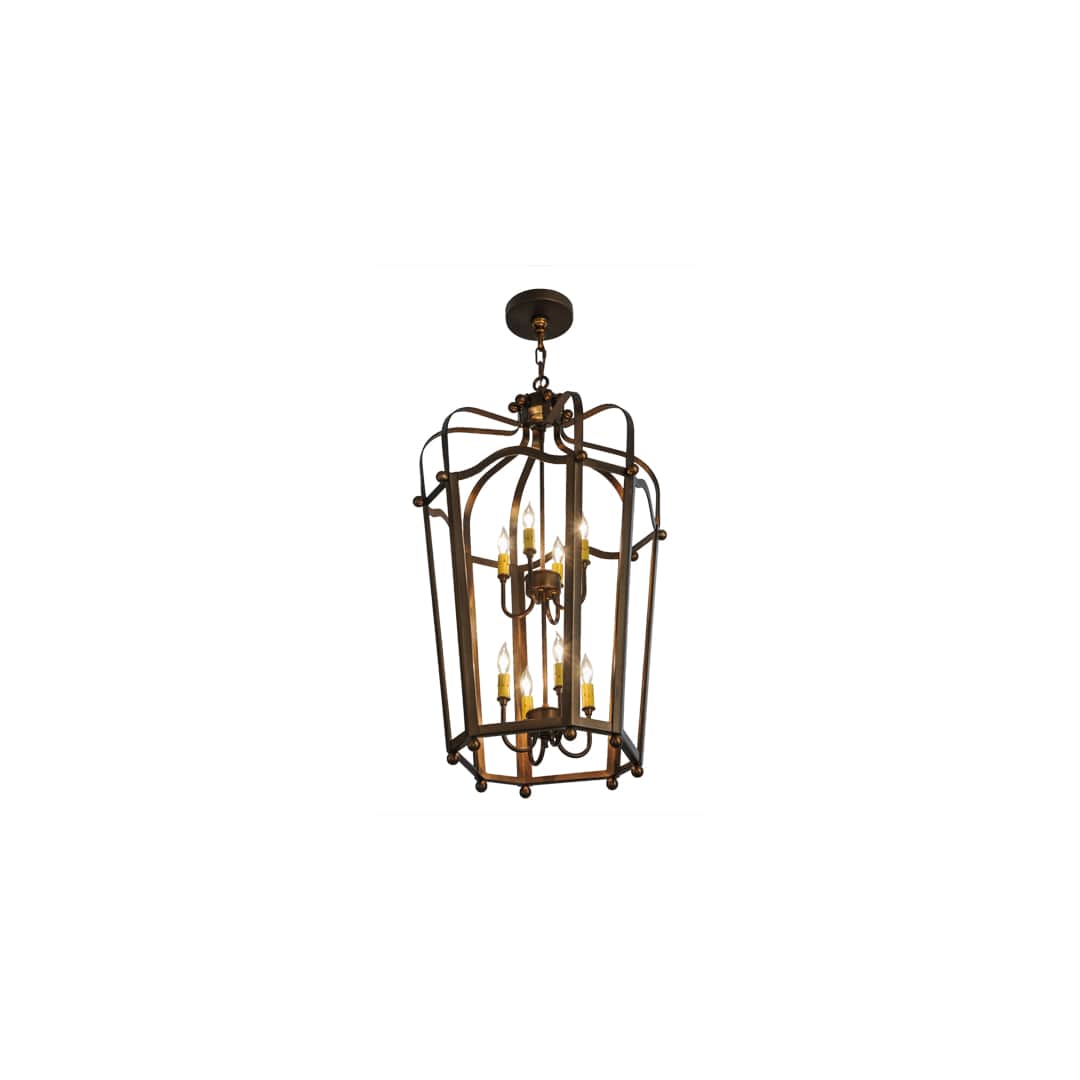 Citadel 8 Light 22" Wide Taper Candle Pendant