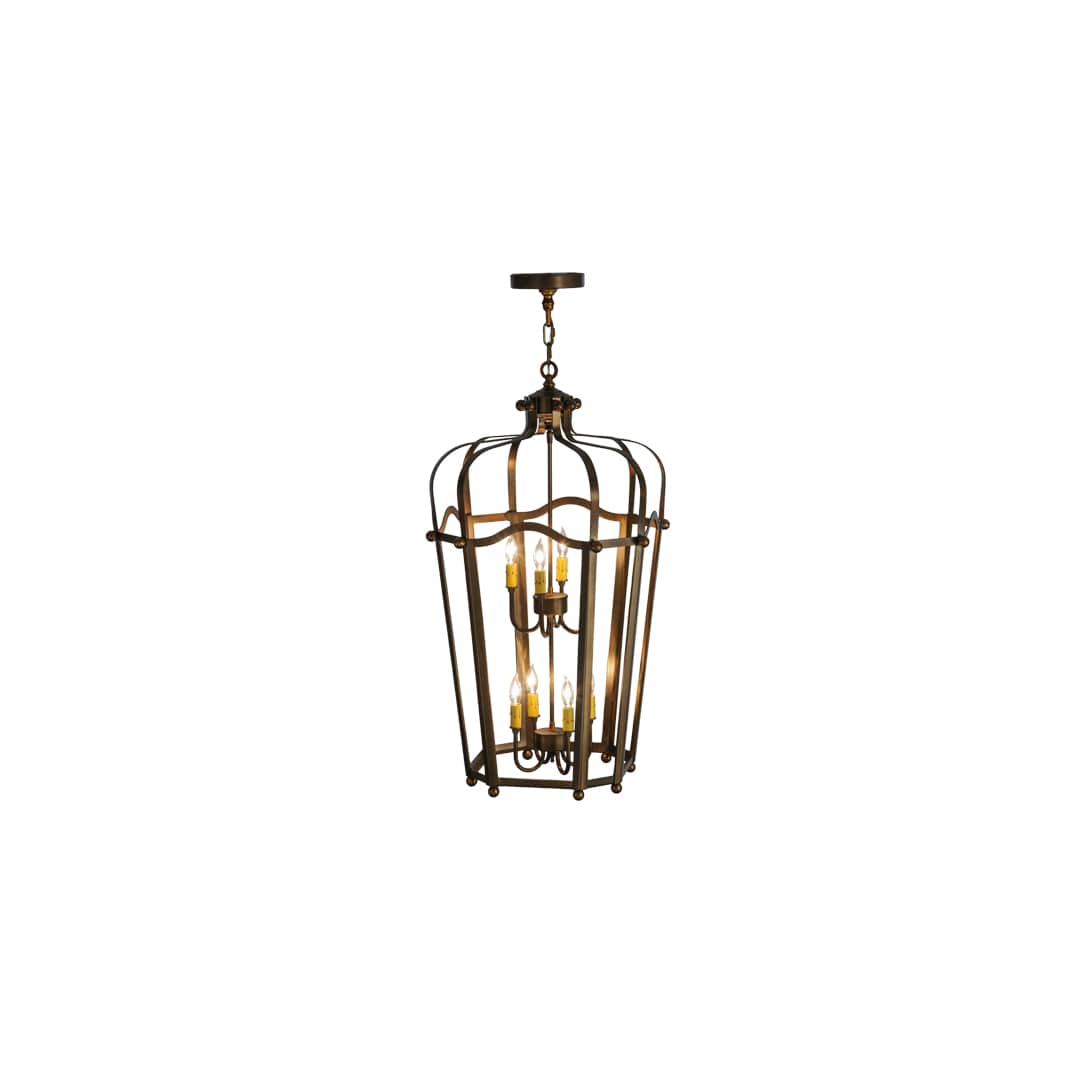 Citadel 8 Light 22" Wide Taper Candle Pendant