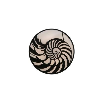 Nautilus 10 Light 60" Wide Flush Mount Drum Ceiling Fixture - Textured Black Finish