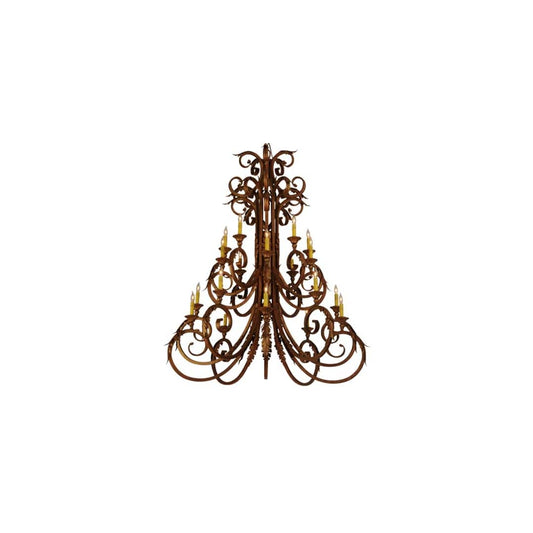 Serratina 20 Light 48" Wide Taper Candle Style Chandelier