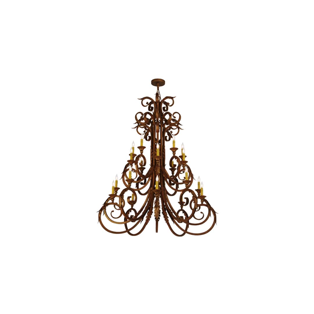 Serratina 20 Light 48" Wide Taper Candle Style Chandelier