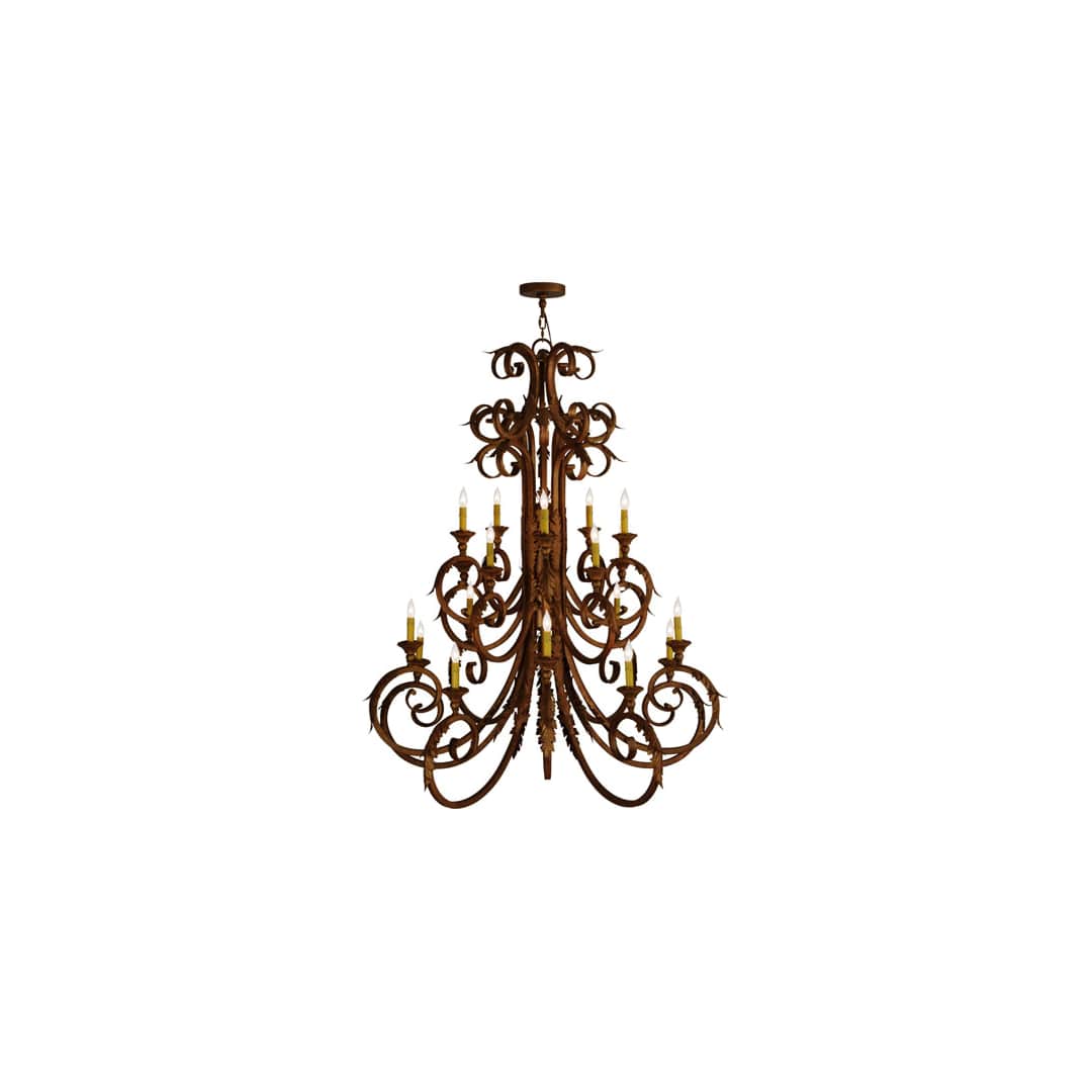 Serratina 20 Light 48" Wide Taper Candle Style Chandelier