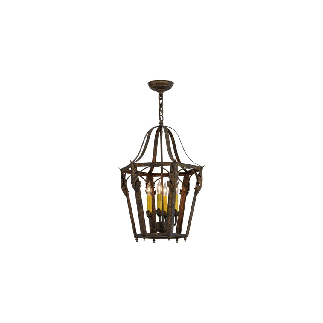 Acacia 4 Light 17" Wide Taper Candle Pendant