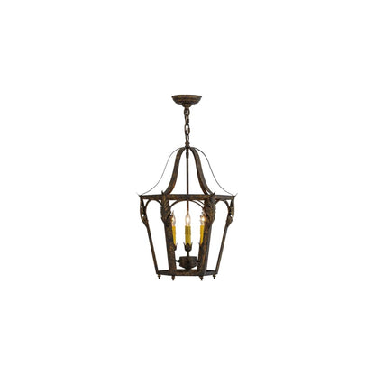 Acacia 4 Light 17" Wide Taper Candle Pendant