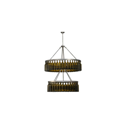 Tuscan Vineyard 12 Light 46" Wide Ring Chandelier