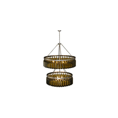 Tuscan Vineyard 12 Light 46" Wide Ring Chandelier