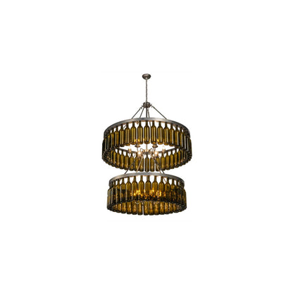 Tuscan Vineyard 12 Light 46" Wide Ring Chandelier