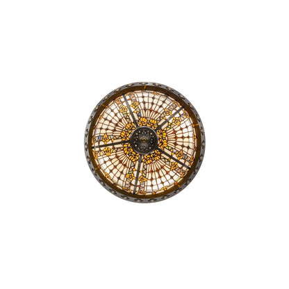 Fleur-de-lis 4 Light 19" Wide Semi-Flush Bowl Ceiling Fixture