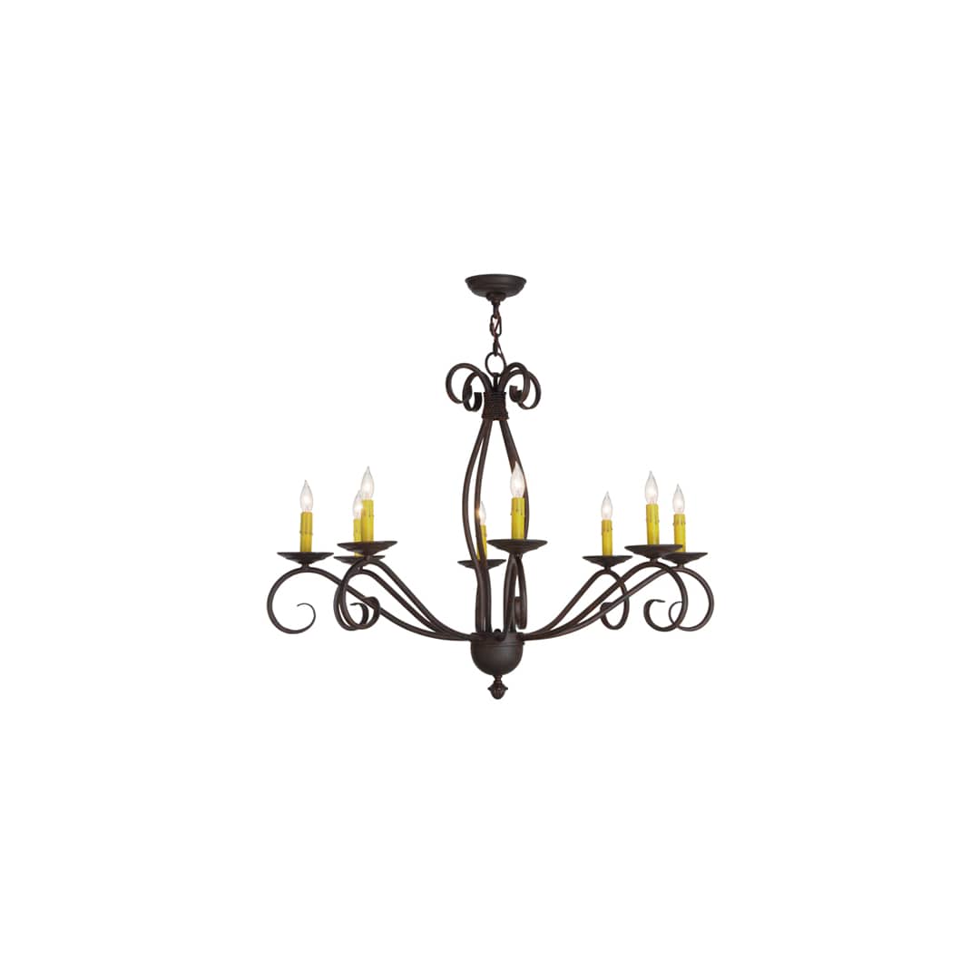 Sienna 8 Light 36" Wide Taper Candle Style Chandelier