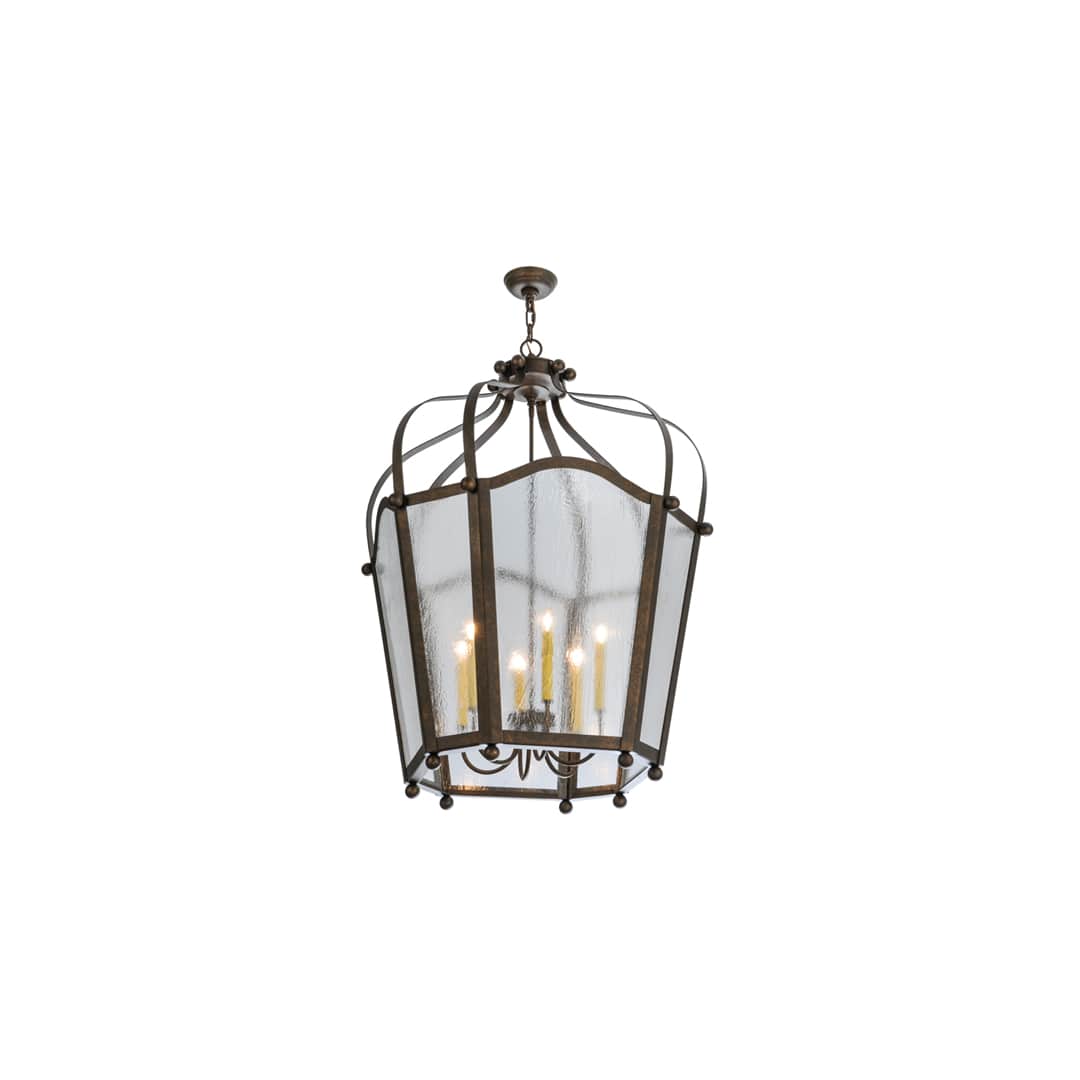 Citadel 6 Light 33" Wide Taper Candle Pendant
