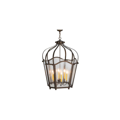 Citadel 6 Light 33" Wide Taper Candle Pendant
