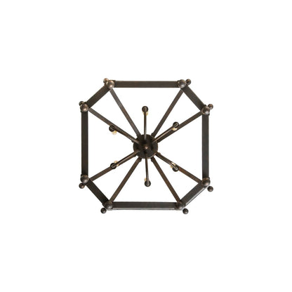 Citadel 6 Light 33" Wide Taper Candle Pendant