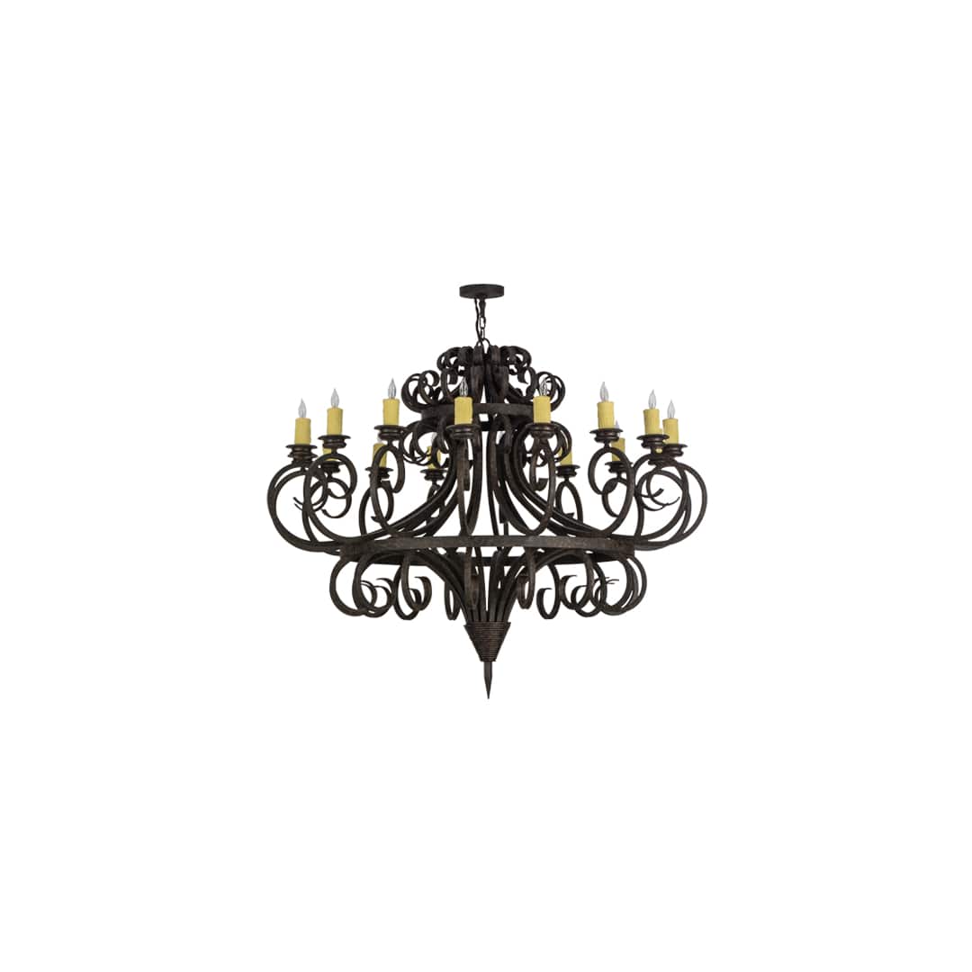 Symen 16 Light 60" Wide Taper Candle Style Chandelier