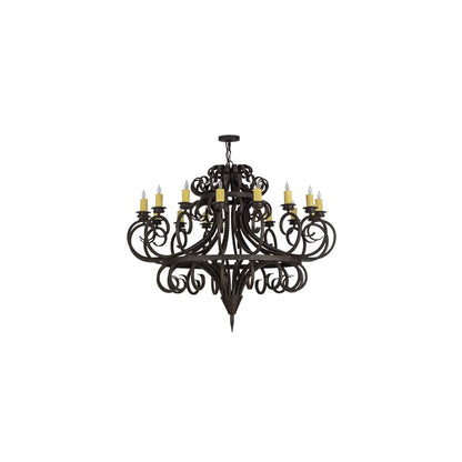 Symen 16 Light 60" Wide Taper Candle Style Chandelier