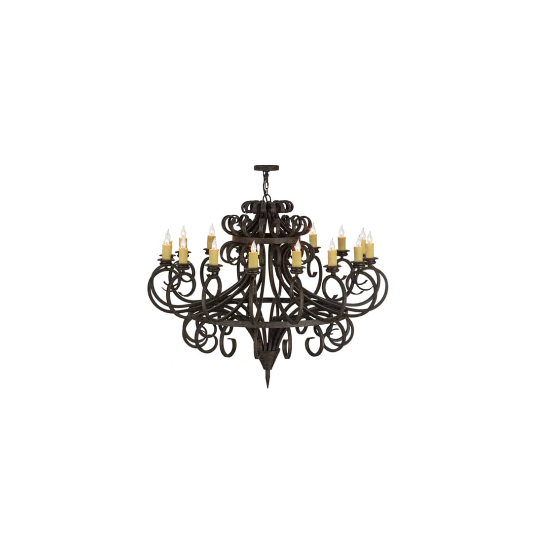 Symen 16 Light 60" Wide Taper Candle Style Chandelier