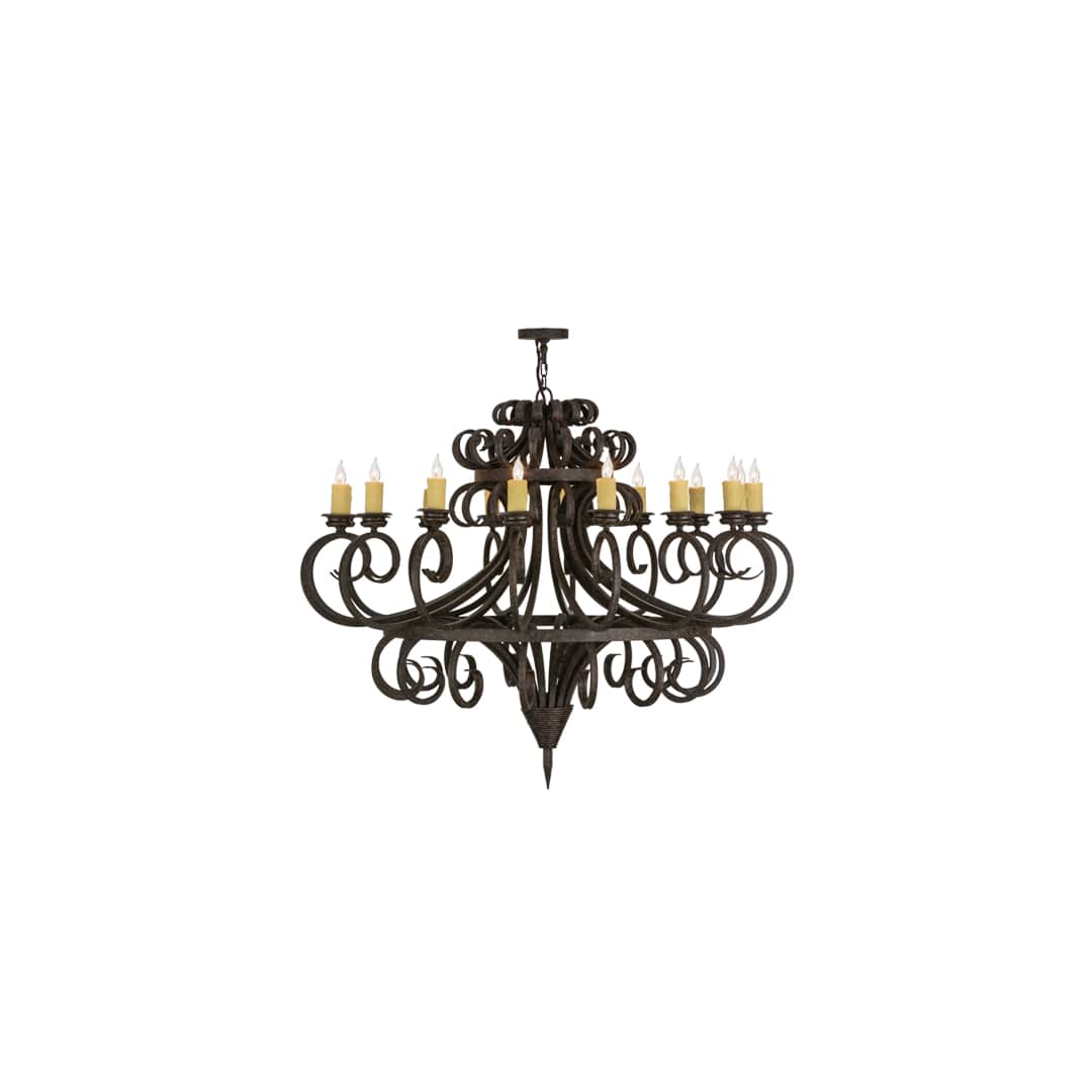 Symen 16 Light 60" Wide Taper Candle Style Chandelier
