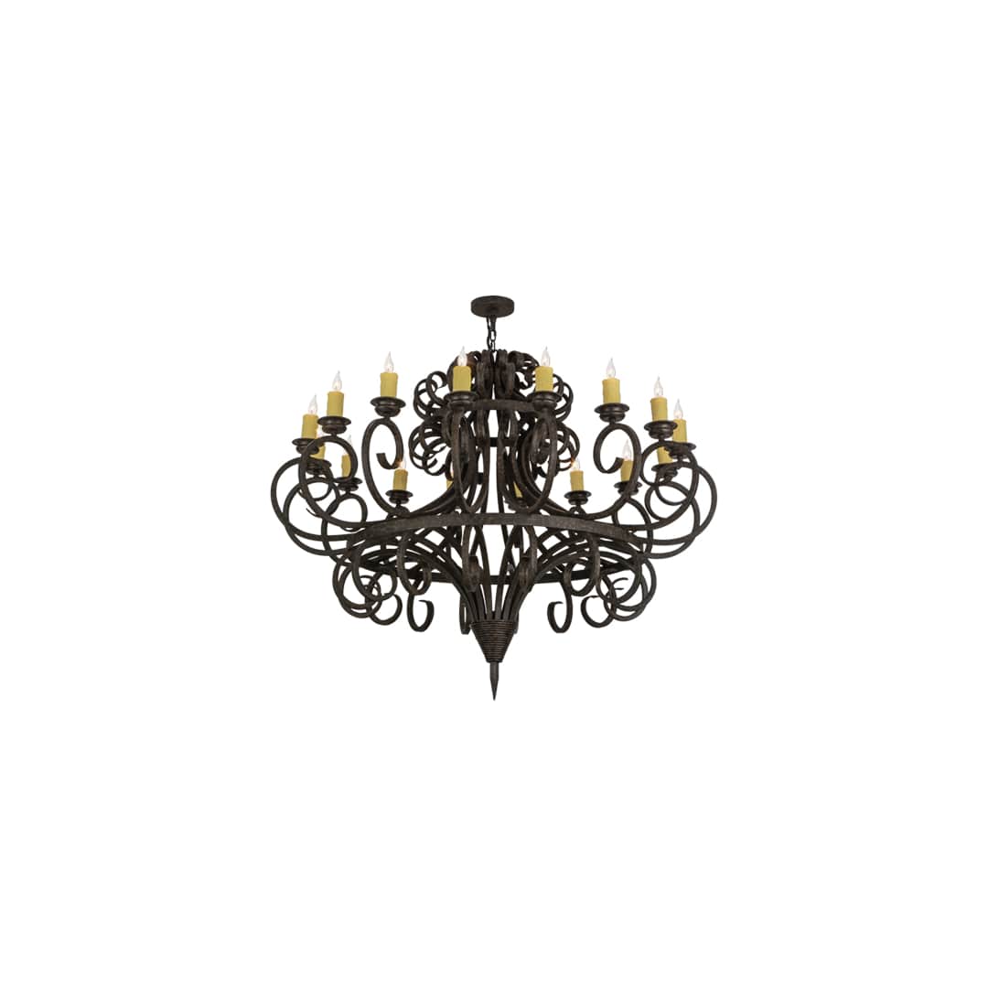 Symen 16 Light 60" Wide Taper Candle Style Chandelier