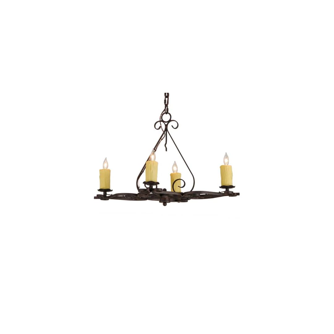 Elianna 4 Light 22" Wide Taper Candle Style Chandelier
