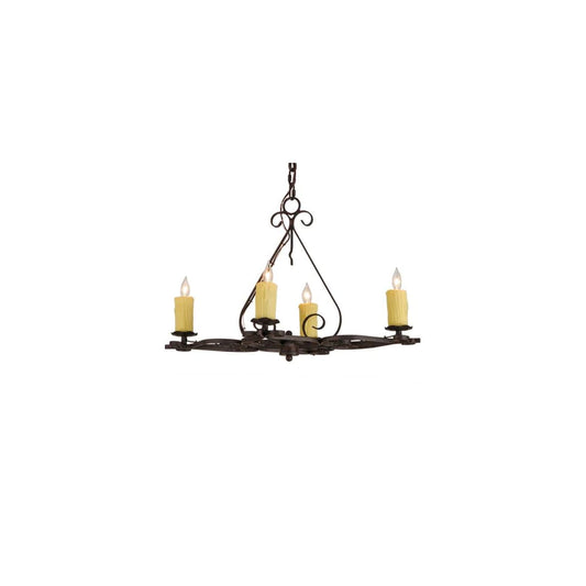 Elianna 4 Light 22" Wide Taper Candle Style Chandelier