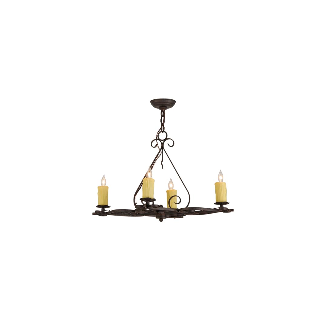 Elianna 4 Light 22" Wide Taper Candle Style Chandelier