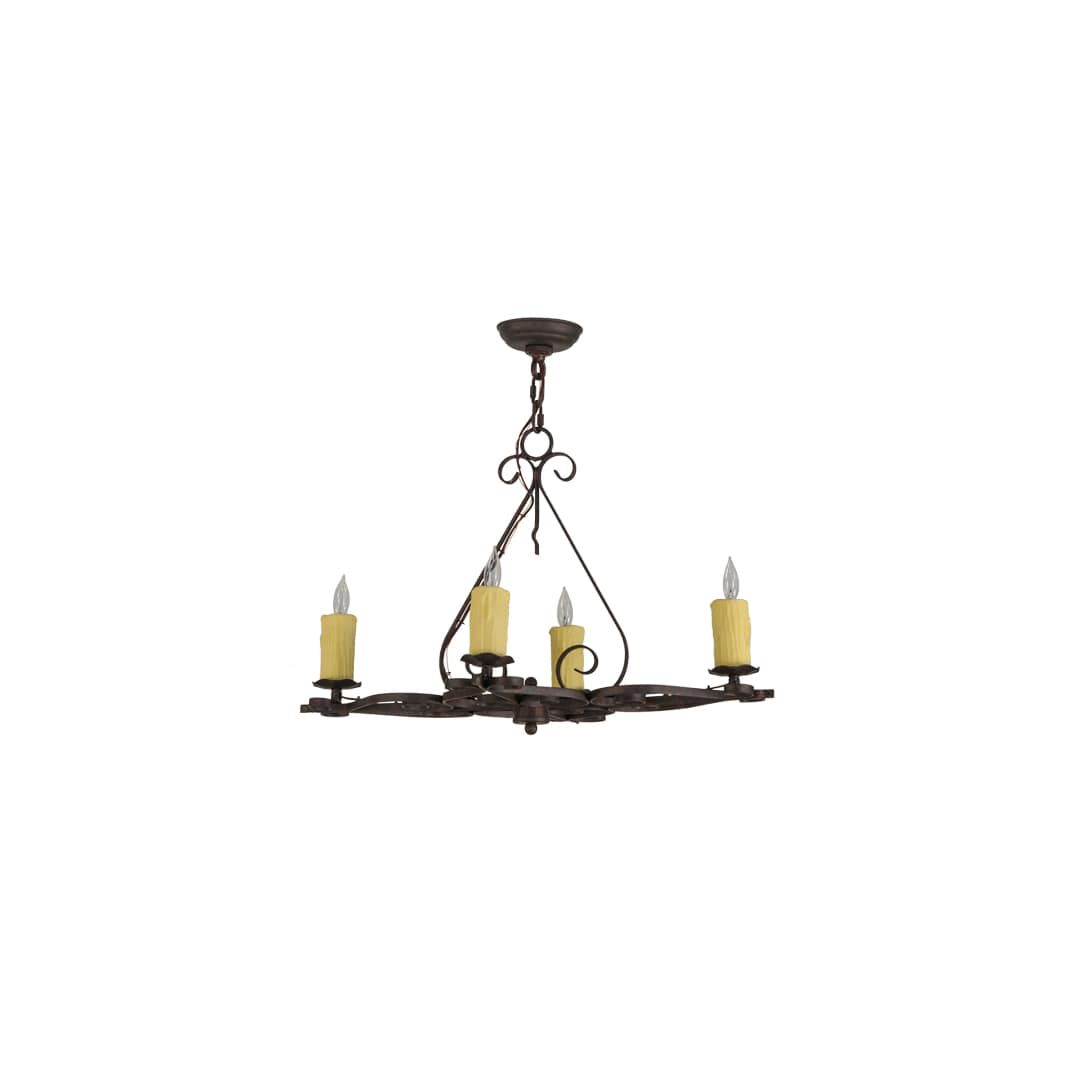 Elianna 4 Light 22" Wide Taper Candle Style Chandelier